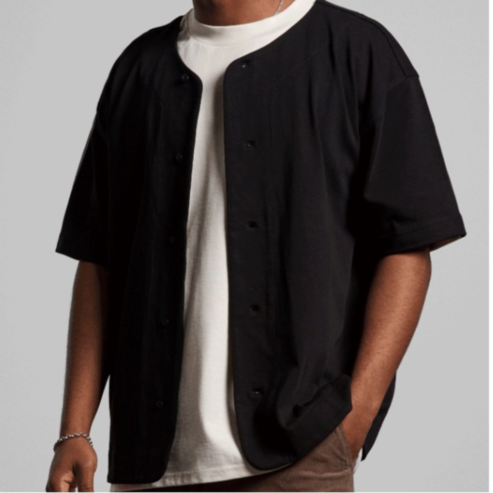ASCOLOUR Heavy Baseball Jersey 5423 in black
